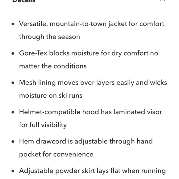 Patagonia Departer Snow Shell Rain Jacket | Ski Snowboard - Picture 6 of 6